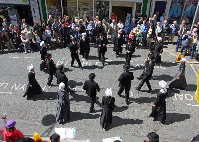 Dancing in Cross Street