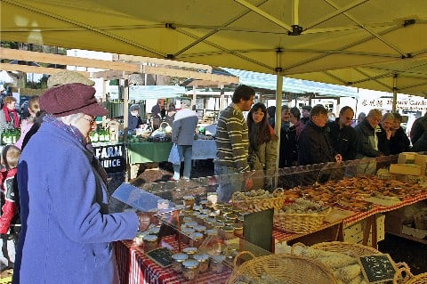 Farmers Market in Twyn Square