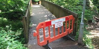 Fears grow over Abergavenny’s ‘death-trap’ footbridge: “It’s an accident waiting to happen!”
