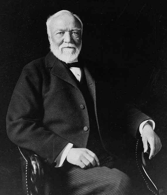 The defender of public libraries- Andrew Carnegie