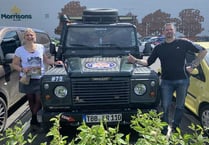 The German 'Knights of the Island' cruise into town