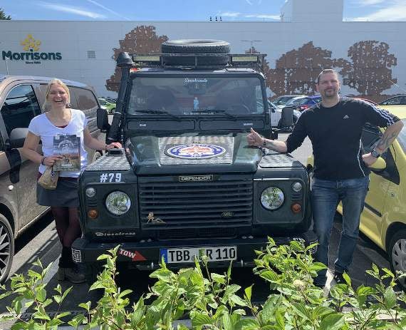 The German 'Knights of the Island' cruise into town