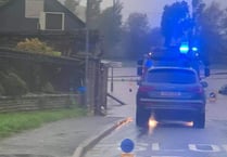 Roads closed by Storm Callum flooding - police issue warning about swimming in the river