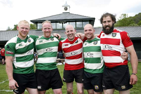 Gethin Davies, Simon Pengelly, Eifion's son Sean, Matthew Lewis and Gwyn Pengelly