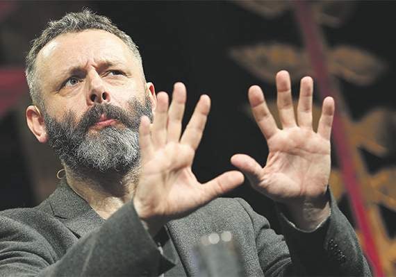 Actor Michael Sheen delivered the Aneurin Bevan lecture