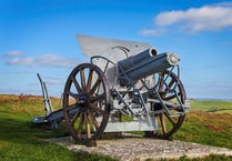 Howitzer memorial listed by Cadw in time for Armistice Day