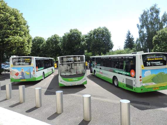 Picture tweeted by Stagecoach Wales
