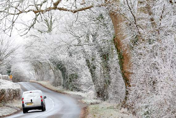 Police are warning motorists to take care with more snow forecast this afternoon