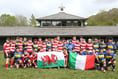 Italian team's Brecon visit marks 10th year of exchange