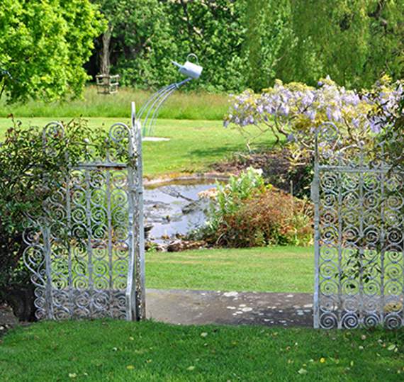 The garden at Penmyarth House