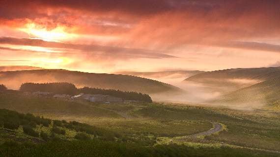 Stunning Elan Valley scenery