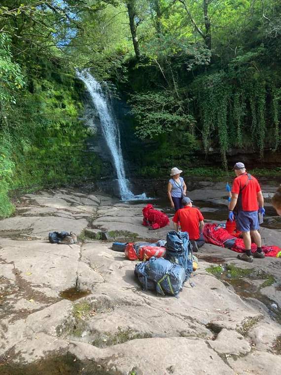Brecon Mountain Rescue Teamt ending to the elderly man