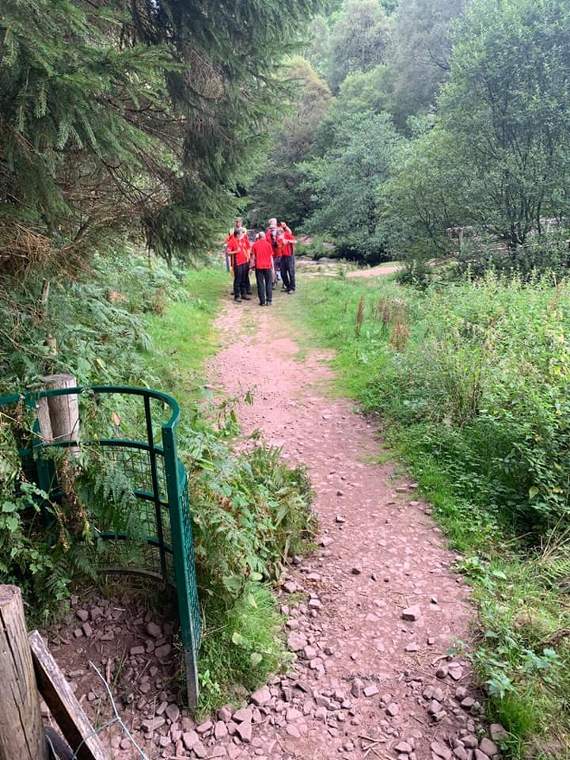 Photos taken from the Brecon MRT Facebook account