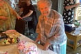 Llanwrtyd mayor joins birthday celebrations for 100-year-old Lucy