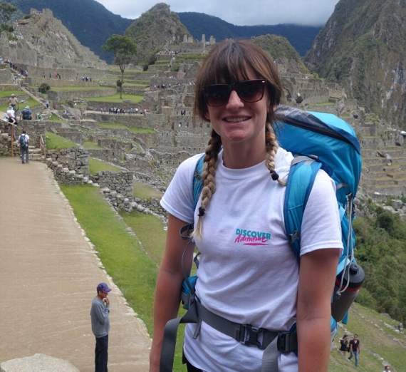 Marion on the Inca Trail in Peru