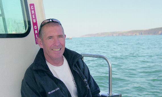 New Quay boat skipper Steve Hartley was among those featured in the controversial fly-on-the-wall documentary