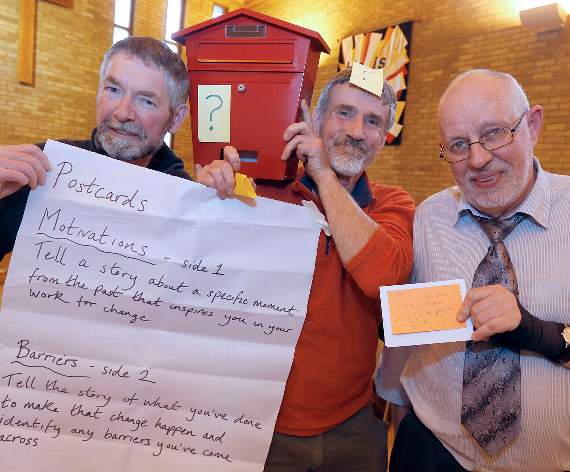 Cameron Pope, Ceredigion County Council; Chris Robinson, Ceredigion County Council; and Phil Thomas, The Young Foundation