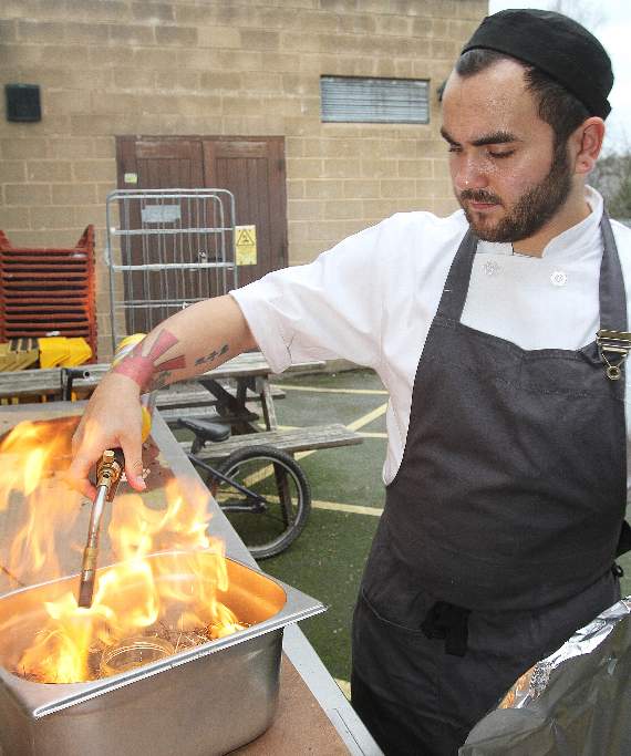 Aberystwyth chef Nathan Davies competed in the National Chef of Wales final