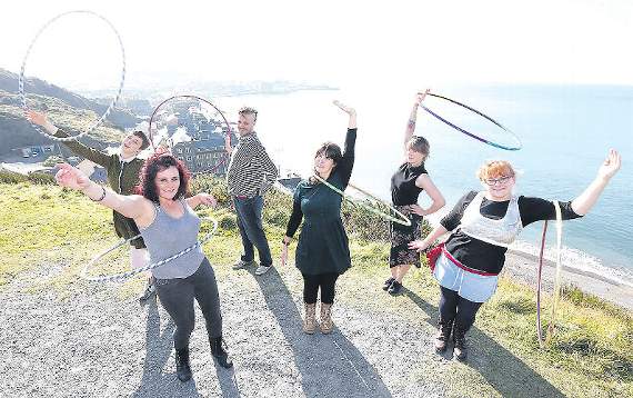 Pictured are: Lauren Heckles, Jen Davies, Gareth Pahl, Ellie Pilott, Sophie Dwyer and Heather Arnold
