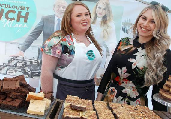 Amber Humphreys, Ceredigion ambassador to Ridiculously Rich by Alana, with Alana Spencer