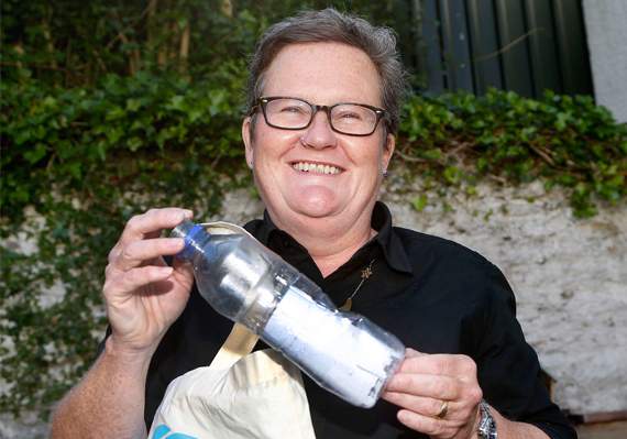 Sara McAleese, who found the bottle