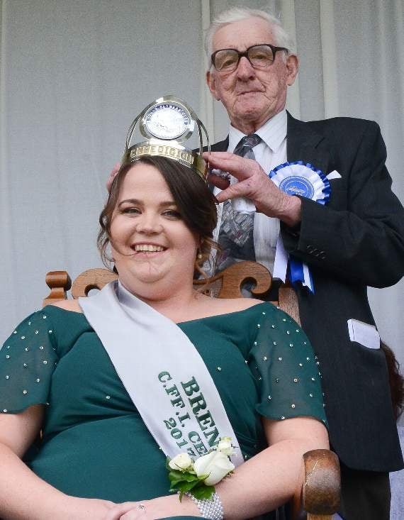 Esyllt Ellis Jones is crowned YFC Queen 2017/18 by Tom Rees