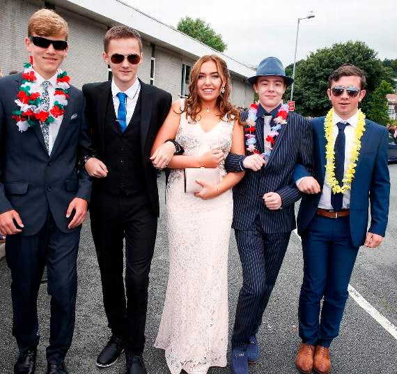 Joe Desousa, Jack Pugh Jones, Nia Kearney, Owain Gruffudd and Guto Lewis