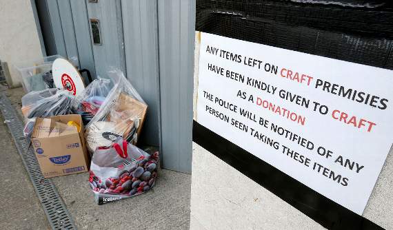 Signs have now been placed outside CRAFT