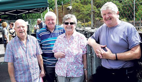 Former pupils: Cen Owens, 1945 - 1949; Gareth Jones, 1950 - 1956; Glenys Williams, 1945 - 1951 and Gordon Jones, 1955 - 1958