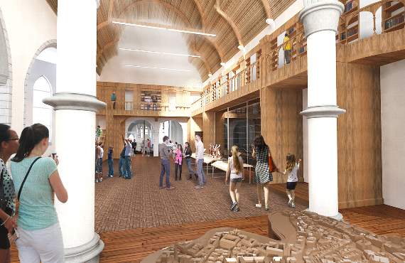 An artist's impression of how the Old College will look. Photo: Aberystwyth University