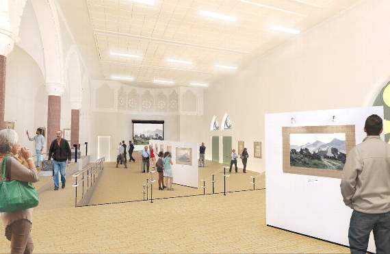 An artist's impression of how the Old College will look. Photo: Aberystwyth University