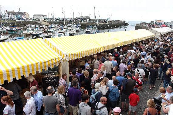 The festival drew in a large crowd throughout the day