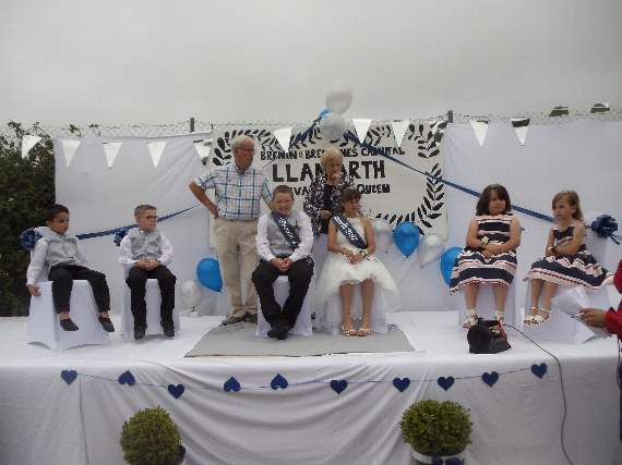The carnival king and queen