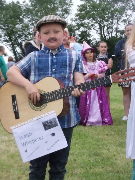 Rhys Jones was dressed as the Welsh Whisperer