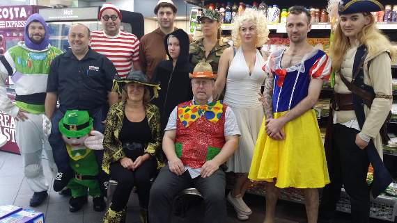 Staff members Jamie Choules, Darren Rees, John Kelly, Michael Grasham, Sue Vaughn, Adam Williams, Rowan Weaver, Stephanie Smith, Steven Busson, Kayleigh Sutherland, Jermaine Drennan and Sierra Hollow