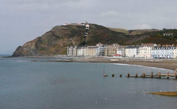 Constitution Hill in Aberystwyth is said to be home to a Victorian woman who vanishes off the edge of the cliff when approached