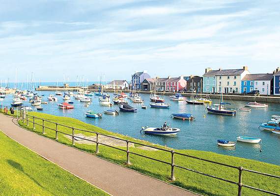 Aberaeron harbour
