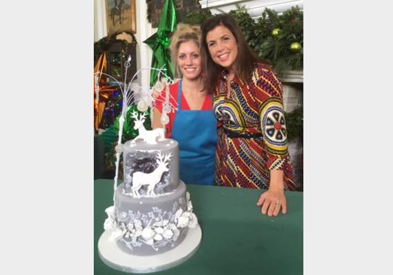 Chloe Tedaldi with TV’s Kirstie Allsopp