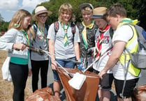 Scouts undertake litter-pick challenge