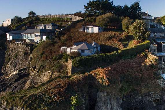 The current £2.2m property (centre) on Benar Head which is to be demolished