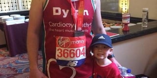 Dylan runs hottest London Marathon to honour friend