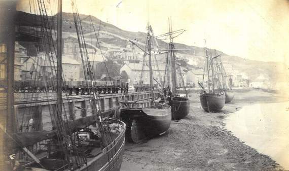 Ships docked in Aberdyfi