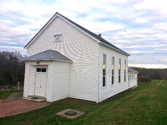 One of the surviving Welsh chapels in south-east Ohio