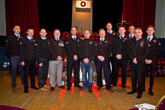 The Criccieth RNLI crew remember the fallen