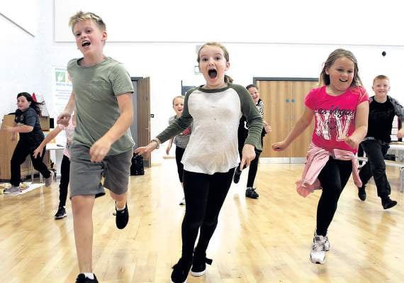 Youngsters enjoying the activities during the summer holidays through the SHEP scheme