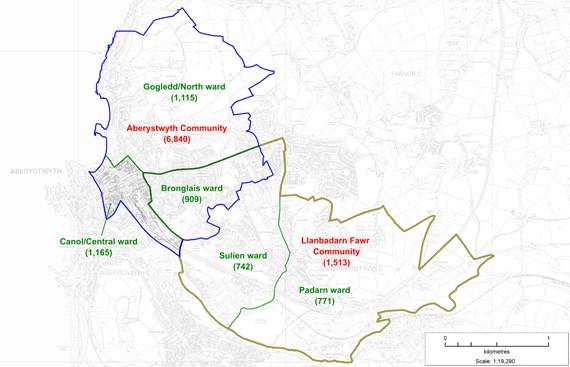 Changes would be made to Aberystwyth and Llanbadarn Fawr under the proposals