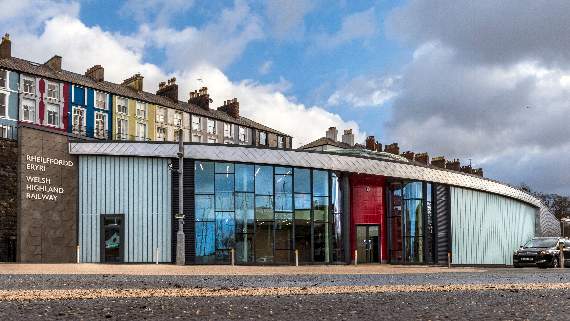 The new station in Caernarfon