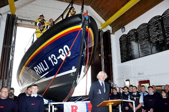 The special ceremony was held in Barmouth’s boathouse