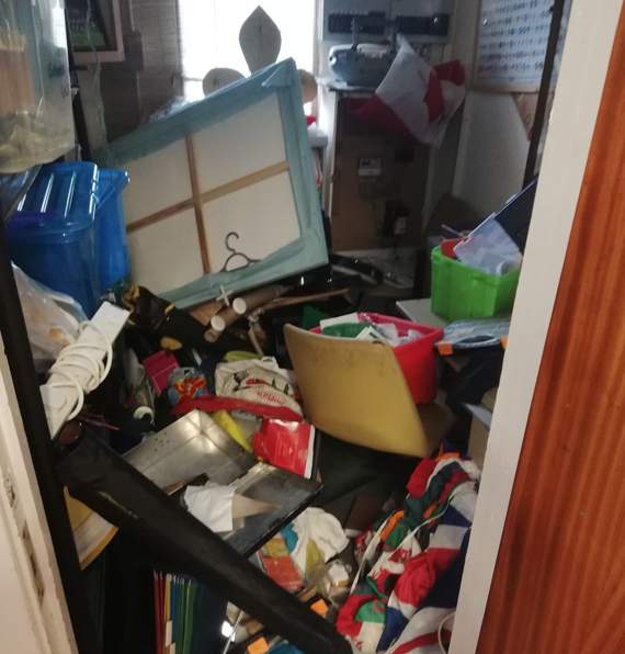 The main hall and office of the Aberystwyth Scout Hut at Plascrug Avenue were left “trashed” after a break in
