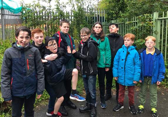 Scouts braved the weather on their regular meeting date despite not being able to use the hall